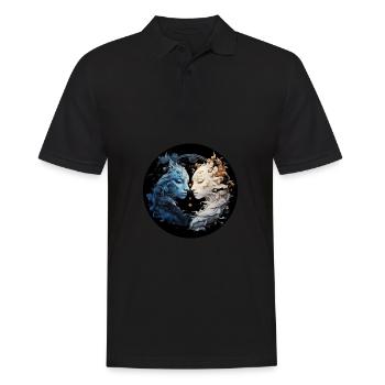 Yin Yang - Polo Homme - noir - Devant - Kai (181cm)