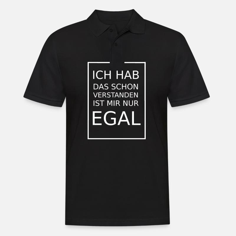 I've already understood that - Men's Polo Shirt - black