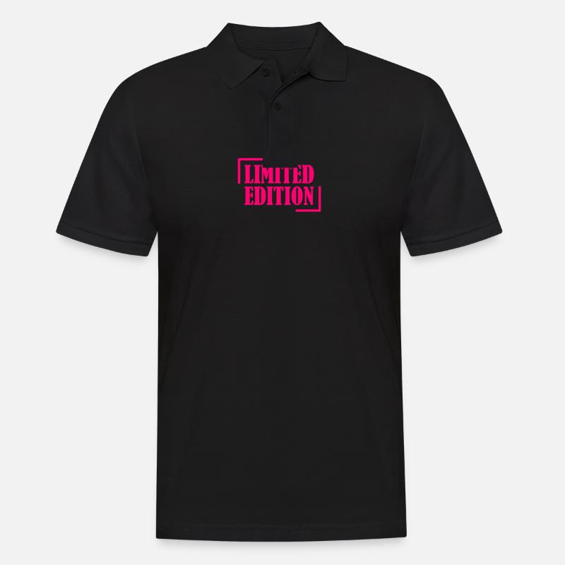 limited edition. - Männer Poloshirt - Schwarz