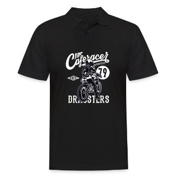 Moto Vintage Moto Vintage Moto Vintage Moto - Polo Homme - noir - Devant - Kai (181cm)