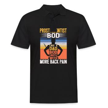 Prosthodontiste Bod Like A Dad Bod Funny Dentist - Polo Homme - noir - Devant - Kai (181cm)