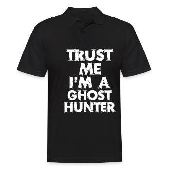 Ghosts Shirt for Ghostbusters I Ghost Ghost Gespe - Men's Polo Shirt - black - Front - Kai (181cm)