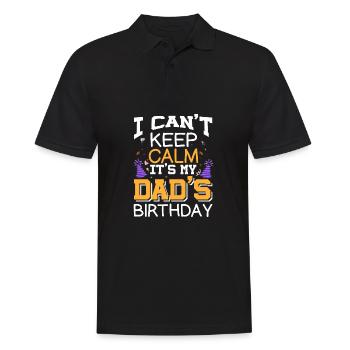 I can't stay calm, it's the - Men's Polo Shirt - black - Front - Kai (181cm)
