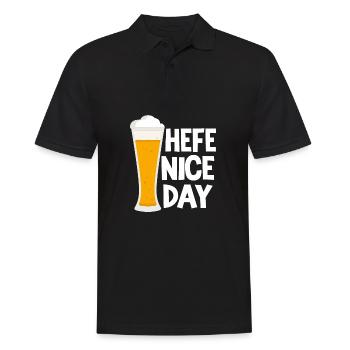 Weizenbier Brauer Hobbybrauer Hefe Nice Day Bier - Männer Poloshirt - Schwarz - Vorne - Kai (181cm)