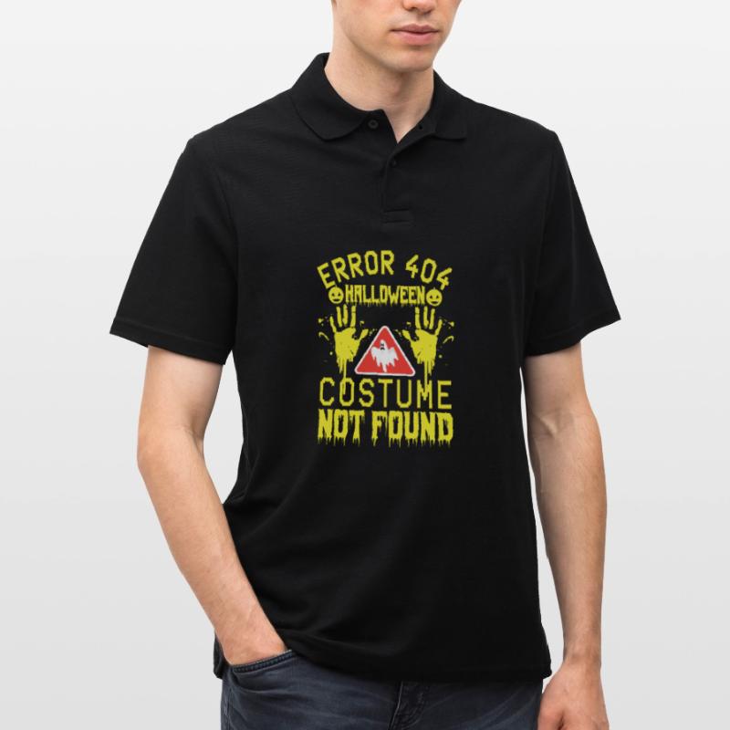 Error 404 Costume Not Found Halloween Coding Men's Polo Shirt