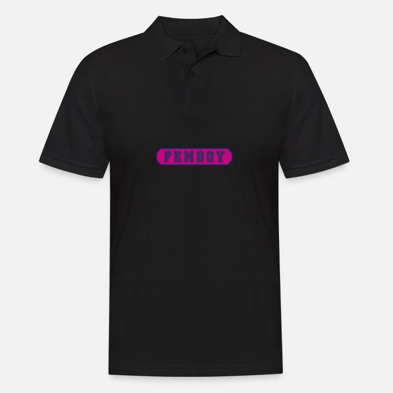 Femboy Cross Dressing LGBTQ CSD - Männer Poloshirt - Schwarz