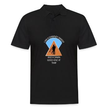 Schornsteinfeger Schlotfeger - Männer Poloshirt - Schwarz - Vorne - Kai (181cm)
