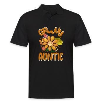 Groovy Auntie Family Matching Vintage Family - Polo Homme - noir - Devant - Kai (181cm)