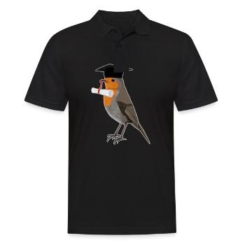 Oiseau célibataire - Polo Homme - noir - Devant - Kai (181cm)