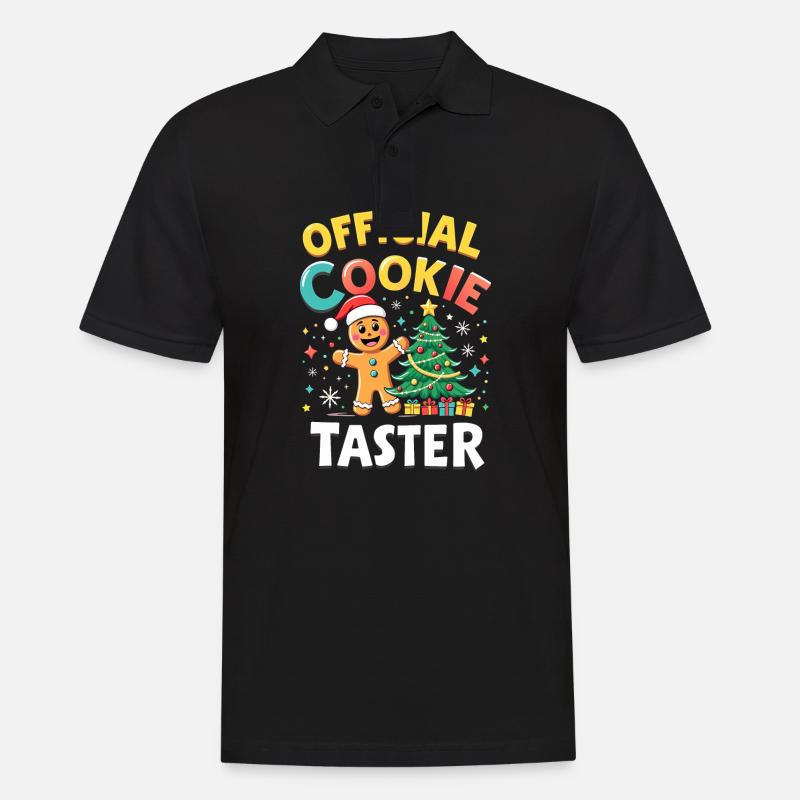 Official Cookie Taster - Männer Poloshirt - Schwarz