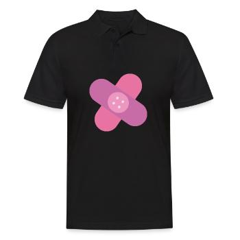 Cute plaster gift idea - Men's Polo Shirt - black - Front - Kai (181cm)