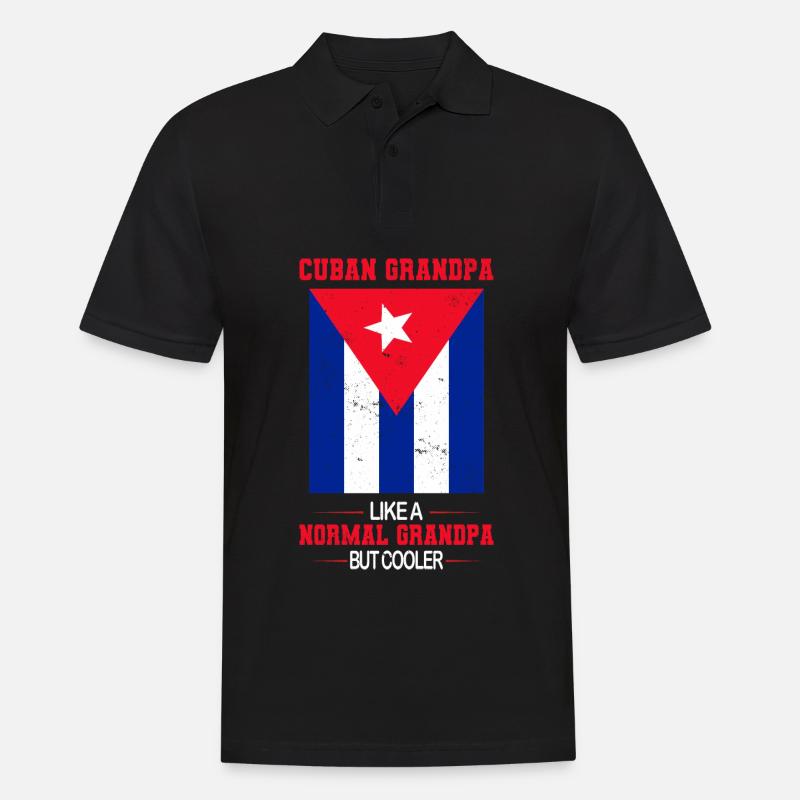 Kubaner - Männer Poloshirt - Schwarz
