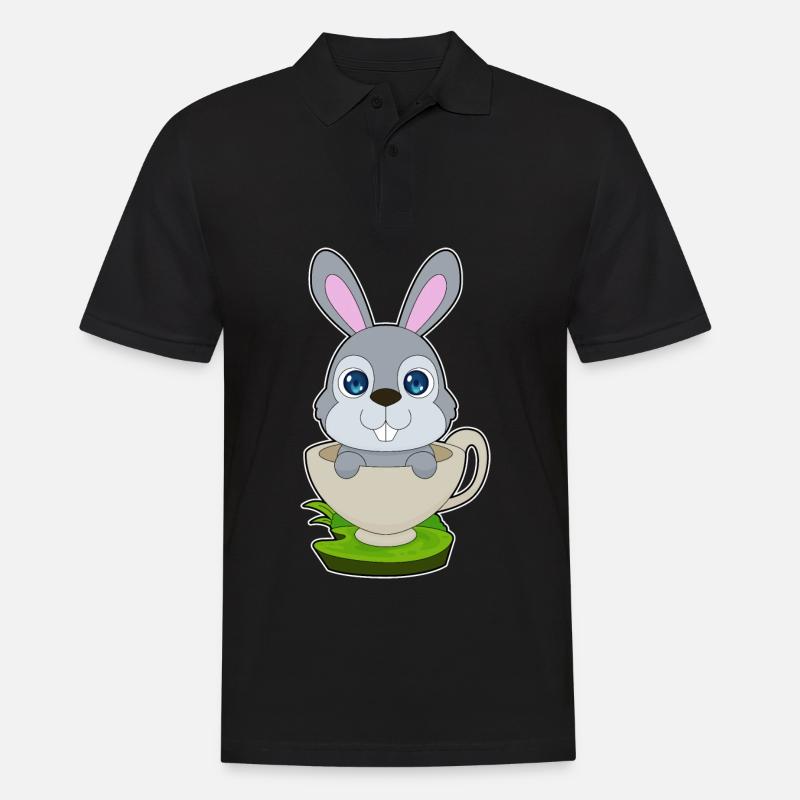 Mug lapin - Polo Homme - noir