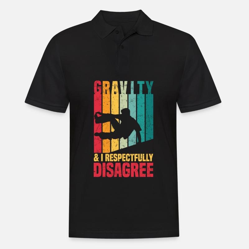 Parkour - Männer Poloshirt - Schwarz