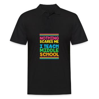 Enseignants de collège - Polo Homme - noir - Devant - Kai (181cm)