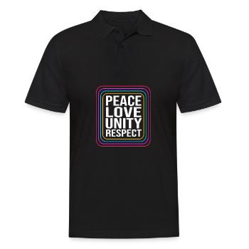 Rave Raver Musique techno Techno basse Table de mixage - Polo Homme - noir - Devant - Kai (181cm)