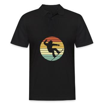 Snowboard Snowboard Vacances snowboard Snowboarders - Polo Homme - noir - Devant - Kai (181cm)