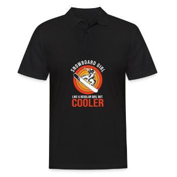 Snowboard Snowboarding Snowboardurlaub Snowboarder - Männer Poloshirt - Schwarz - Vorne - Kai (181cm)