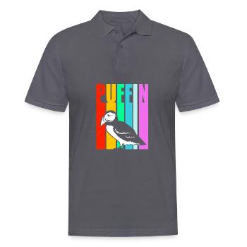 Papageientaucher Puffin - Männer Poloshirt - Anthrazit - Vorne - Nico (186cm)