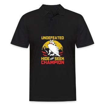 Mothman - Men's Polo Shirt - black - Front - Kai (181cm)