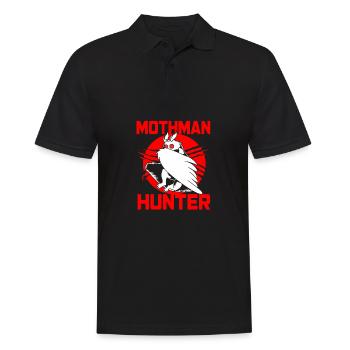 Mothman - Men's Polo Shirt - black - Front - Kai (181cm)
