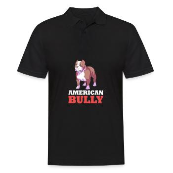 American Bully Pet Dog Dog Cadeau pour chien - Polo Homme - noir - Devant - Kai (181cm)