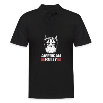 American Bully Pet Dog Dog Cadeau pour chien - Polo Homme - noir - Devant - Kai (181cm)