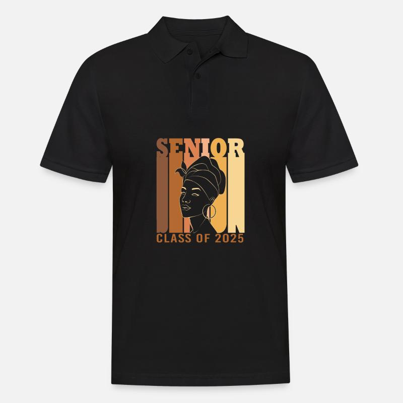 Klasse von 2025 - Männer Poloshirt - Schwarz