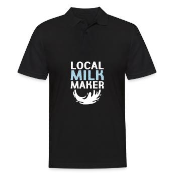 Crunchy Mama - Männer Poloshirt - Schwarz - Vorne - Kai (181cm)