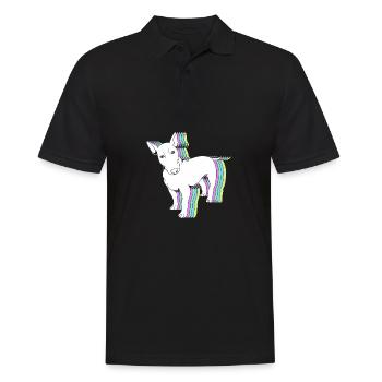 Bull terrier - Polo Homme - noir - Devant - Kai (181cm)