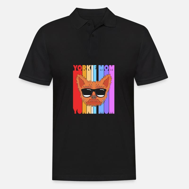 Yorkshire Terrier - Männer Poloshirt - Schwarz