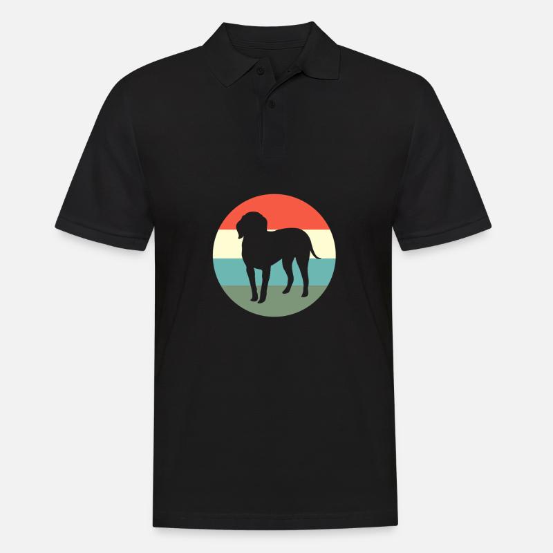 Redbone Coonhound - Männer Poloshirt - Schwarz