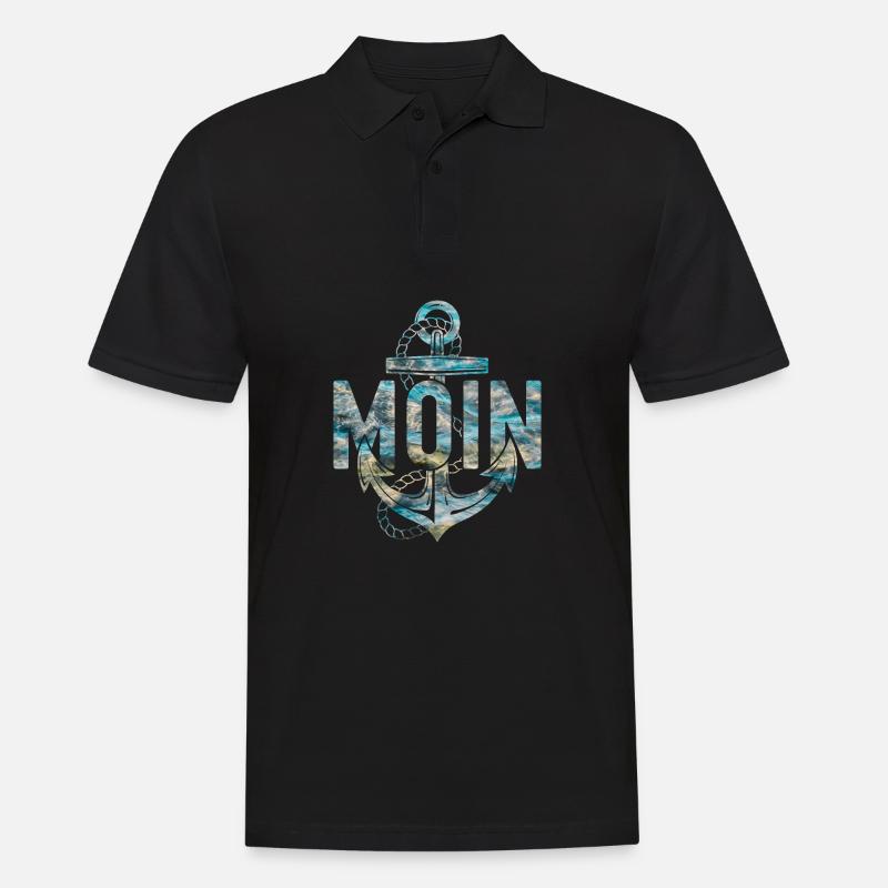 MOIN - Männer Poloshirt - Schwarz