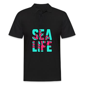 Sea life - Polo Homme - noir - Devant - Kai (181cm)