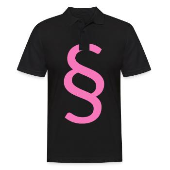paragraphe rose pour avocate - Polo Homme - noir - Devant - Kai (181cm)