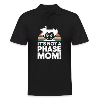 Ce n’est pas une phase maman ! Emo Goth Alternative - Polo Homme - noir - Devant - Kai (181cm)