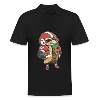Taco Football Ligue nationale américaine - Polo Homme - noir - Devant - Kai (181cm)
