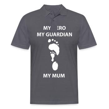Heroine Mother Protector 2 - Men's Polo Shirt - charcoal grey - Front - Nico (186cm)