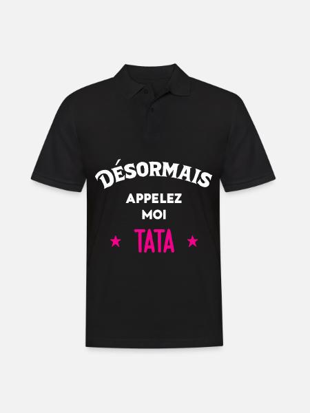 Idée D'Annonce De Grossesse - Polo Homme - noir