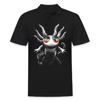 Poisson Axolotl - Polo Homme - noir - Devant - Kai (181cm)