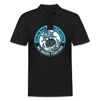 Cruise Ship Holiday Ships Cruise - Men's Polo Shirt - black - Front - Kai (181cm)