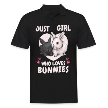 Lapin lapin animal de compagnie lapin - Polo Homme - noir - Devant - Kai (181cm)