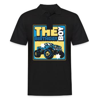 Monster Truck Car Trucks - Polo Homme - noir - Devant - Kai (181cm)