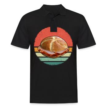 Leberkäs Bayern Leberkas Semmel Fleischkäse - Polo Homme - noir - Devant - Kai (181cm)