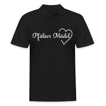 Pfalz Pfälzer Rheinland Pfalz - Männer Poloshirt - Schwarz - Vorne - Kai (181cm)