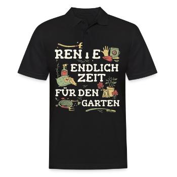 Ruhestand Rentner Rente Pension Renteneintritt - Männer Poloshirt - Schwarz - Vorne - Kai (181cm)