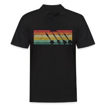 Fléchettes Fléchettes Joueur de fléchettes Fléchettes - Polo Homme - noir - Devant - Kai (181cm)