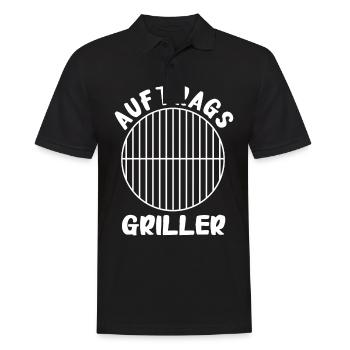 Grillen Grill BBQ Barbecue Grillschürze Griller - Männer Poloshirt - Schwarz - Vorne - Kai (181cm)