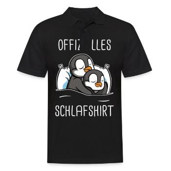 Pinguin Zwergpinguine Kaiserpinguin - Männer Poloshirt - Schwarz - Vorne - Kai (181cm)