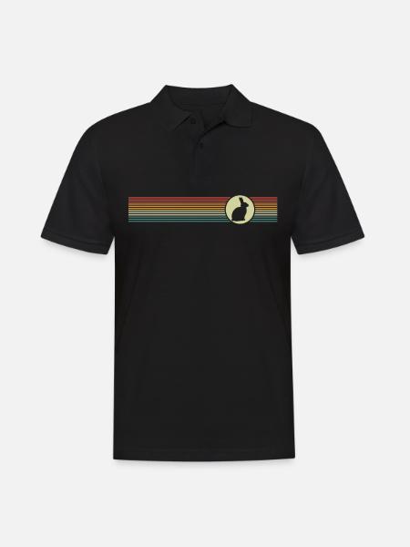 Rabbit Rabbit Rabbit Pet - Men's Polo Shirt - black